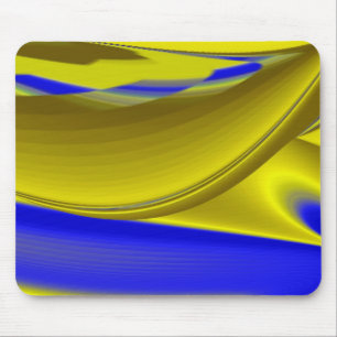 Abstrakt in goldgelber Farbe Mousepad