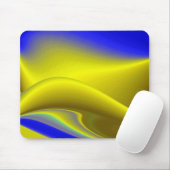 Abstrakt in goldgelber Farbe Mousepad (Mit Mouse)