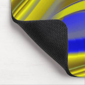Abstrakt in goldgelber Farbe Mousepad (Ecke)