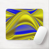 Abstrakt in goldgelber Farbe Mousepad (Mit Mouse)