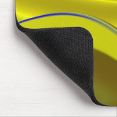 Abstrakt in goldgelber Farbe Mousepad (Ecke)