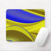Abstrakt in goldgelber Farbe Mousepad (Mit Mouse)