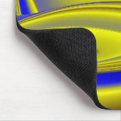 Abstrakt in goldgelber Farbe Mousepad (Ecke)