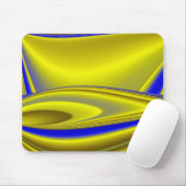 Abstrakt in goldgelber Farbe Mousepad (Mit Mouse)