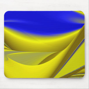Abstrakt in goldgelber Farbe Mousepad