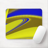 Abstrakt in goldgelber Farbe Mousepad (Mit Mouse)