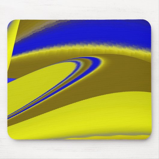 Abstrakt in goldgelber Farbe Mousepad (Vorne)