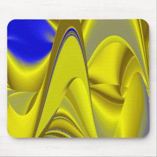Abstrakt in goldgelber Farbe Mousepad