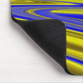 Abstrakt in goldgelber Farbe Mousepad (Ecke)