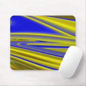 Abstrakt in goldgelber Farbe Mousepad (Mit Mouse)