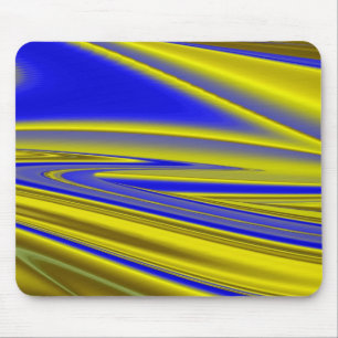 Abstrakt in goldgelber Farbe Mousepad