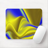 Abstrakt in goldgelber Farbe Mousepad (Mit Mouse)