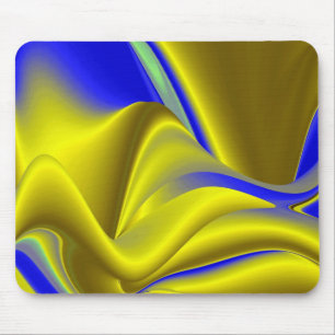 Abstrakt in goldgelber Farbe Mousepad