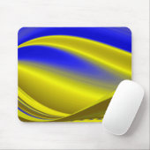 Abstrakt in goldgelber Farbe Mousepad (Mit Mouse)