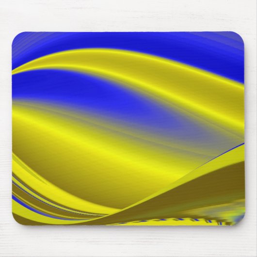 Abstrakt in goldgelber Farbe Mousepad (Vorne)