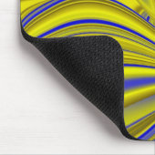 Abstrakt in goldgelber Farbe Mousepad (Ecke)