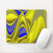 Abstrakt in goldgelber Farbe Mousepad (Mit Mouse)