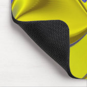 Abstrakt in goldgelber Farbe Mousepad (Ecke)