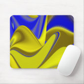 Abstrakt in goldgelber Farbe Mousepad (Mit Mouse)
