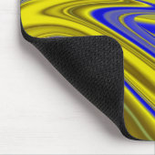 Abstrakt in goldgelber Farbe Mousepad (Ecke)