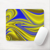 Abstrakt in goldgelber Farbe Mousepad (Mit Mouse)