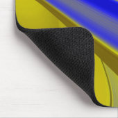 Abstrakt in goldgelber Farbe Mousepad (Ecke)