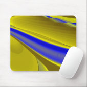 Abstrakt in goldgelber Farbe Mousepad (Mit Mouse)