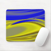 Abstrakt in goldgelber Farbe Mousepad (Mit Mouse)