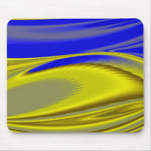 Abstrakt in goldgelber Farbe Mousepad