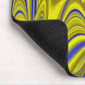 Abstrakt in goldgelber Farbe Mousepad (Ecke)
