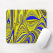 Abstrakt in goldgelber Farbe Mousepad (Mit Mouse)