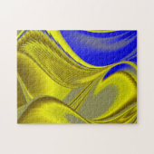 abstrakt in goldgelber Farbe Puzzle (Horizontal)