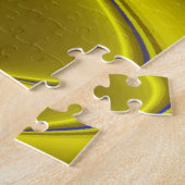 abstrakt in goldgelber Farbe Puzzle (Seite)