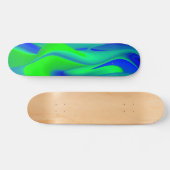 Abstrakt in grünblau skateboard (Horizontal)
