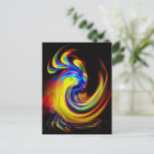 Abstrakt in Perfektion Postkarte (Stehend Vorderseite)