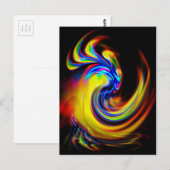 Abstrakt in Perfektion Postkarte (Vorne/Hinten)