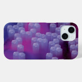 Abstrakt in Purpur Case-Mate iPhone Hülle (Rückseite (Horizontal))