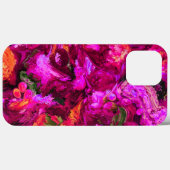 Abstrakt in Purpur, Orangen und Grüntönen Case-Mate iPhone Hülle (Rückseite (Horizontal))