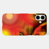 Abstrakt in Reds und Gelben Case-Mate iPhone Hülle (Rückseite (Horizontal))