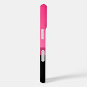 Abstrakt in Rosa und Schwarz Case-Mate iPhone Hülle (Rückseite / Rechts)