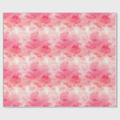 Abstrakt in Rosa und Weiß Geschenkpapier (Flach)