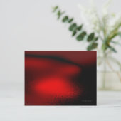 Abstrakt in Rot Postkarte (Stehend Vorderseite)