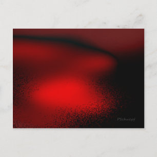 Abstrakt in Rot Postkarte