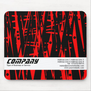 Abstrakt in Rot und Schwarz, Unternehmen Mousepad