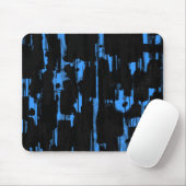 Abstrakt in Schwarz - Blau 3399FF Mousepad (Mit Mouse)