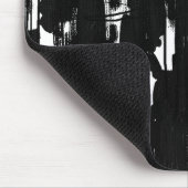 Abstrakt in Schwarz Mousepad (Ecke)