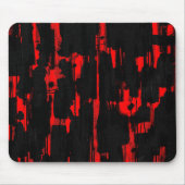 Abstrakt in Schwarz - Rot Mousepad (Vorne)