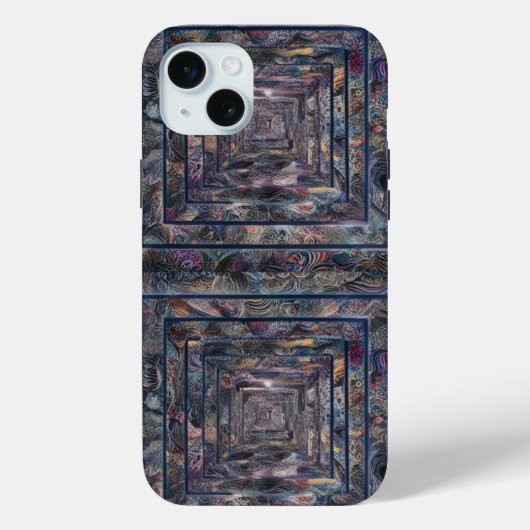 Abstrakt Infinity Pattern iPhone 15 Plus Fall Case-Mate iPhone Hülle (Rückseite)