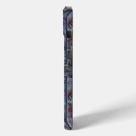 Abstrakt Infinity Pattern iPhone 15 Plus Fall Case-Mate iPhone Hülle (Rückseite / Links)