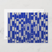 Abstrakt Inspiriert afrikanisches Textil - V2 Postkarte (Vorne/Hinten)